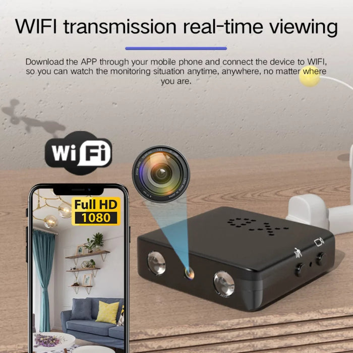 Small HD Video Camera with WiFi and Audio