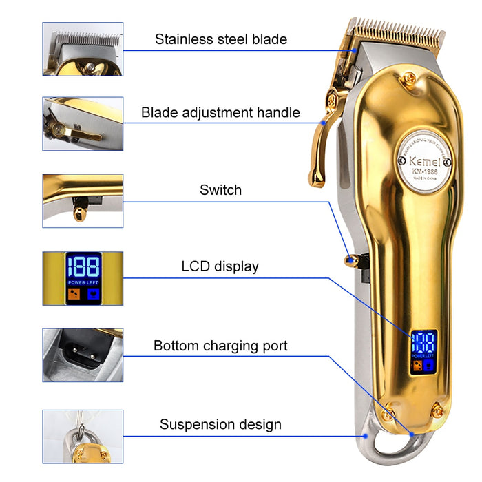Hair Clippers Set for Barbers