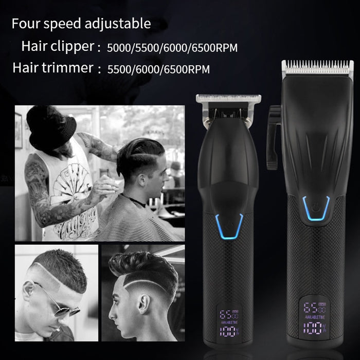 Professional Hair Clipper & Trimmer Set