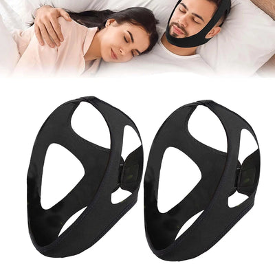 Adjustable and Breathable Anti-Snoring Chin Strap