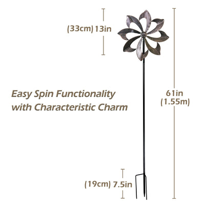 Blade Copper Wind Spinner for Outdoor