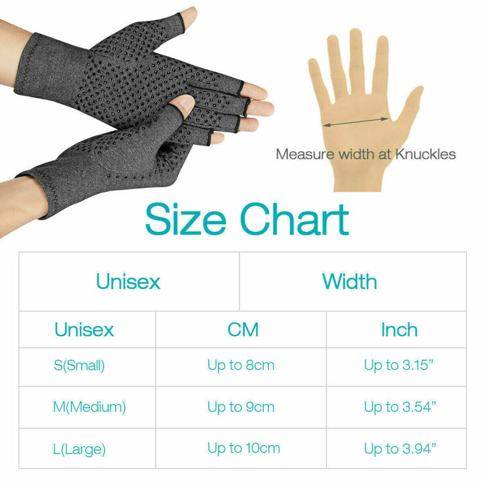 Fingerless Compression Therapy Arthritis Gloves