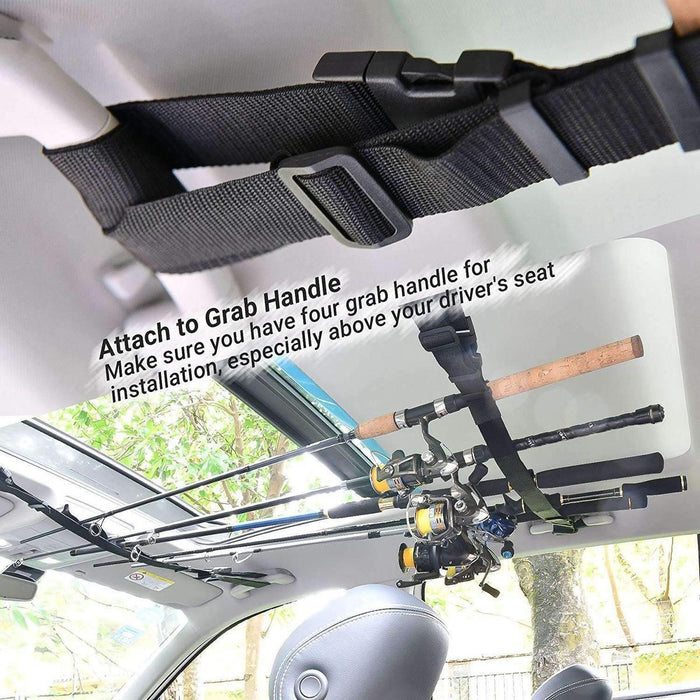 Vehicle Fishing Rod Holder (2 Straps)