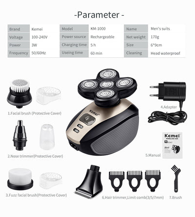 The ShaverPro-Electric Head Shaver