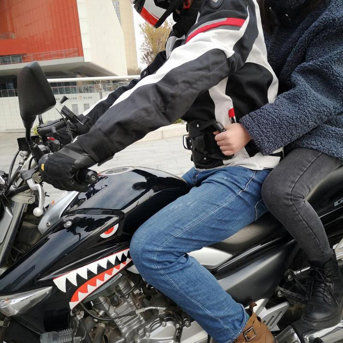 GRIPSAFE™- THE MOTORCYCLE PASSENGER SAFETY BELT SYSTEM