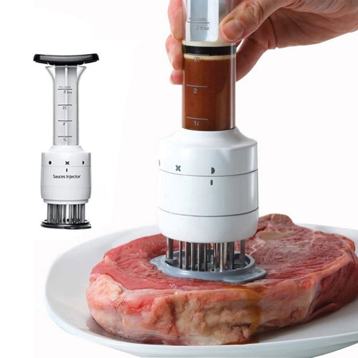 Meat - 2 in 1 Tenderizer and Marinade Injector