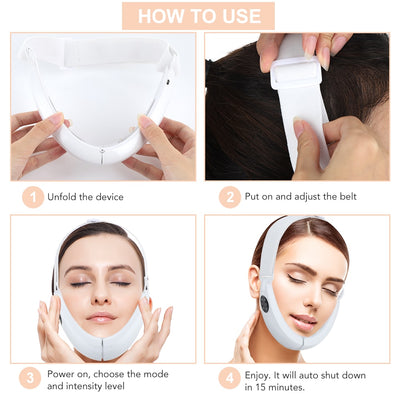 V-Line Face Slimming Lifting Double Chin Removal Massager