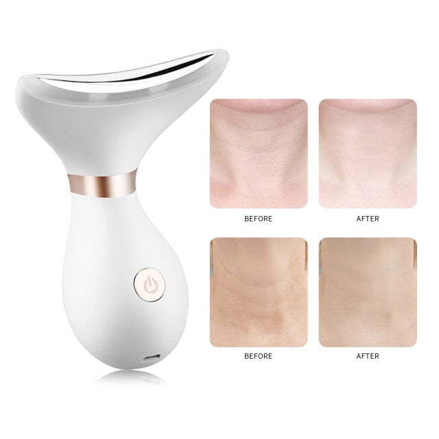LED Face and Neck Anti Wrinkle Skin Tightening Device