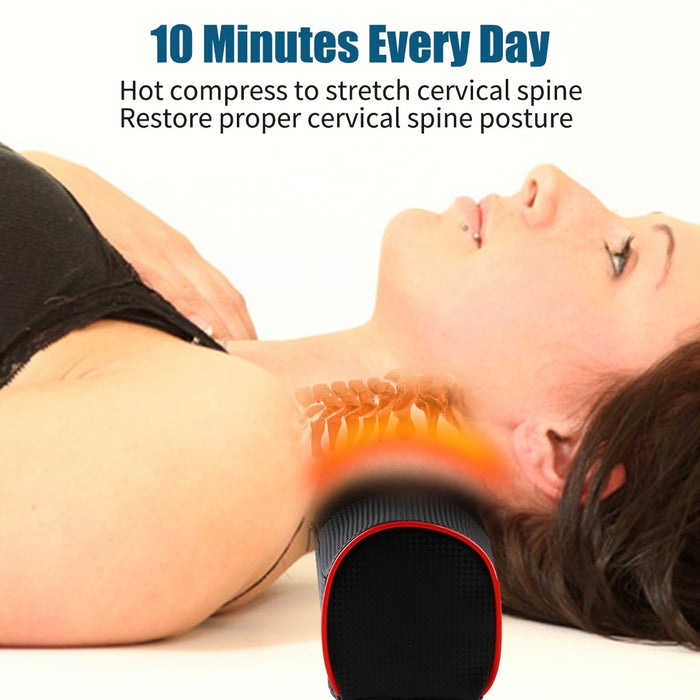 Deluxe Shiatsu Massage Pillow With Lumbar And Cervical Spine Stretcher -  Brace Warrior