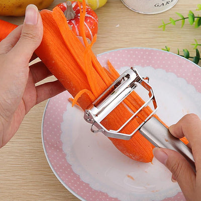 STAINLESS STEEL MULTIFUNCTION JULIENNE PEELER