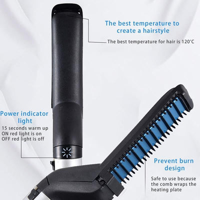 Beard Straightening Comb & All in One Styler