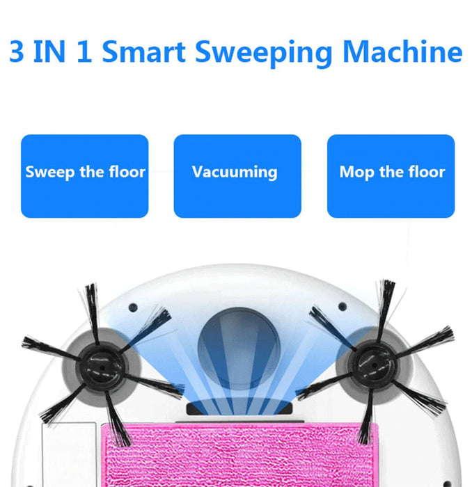 3 in 1 Robotic Floor Cleaner (Sweeps, Vacuums, & Mops)